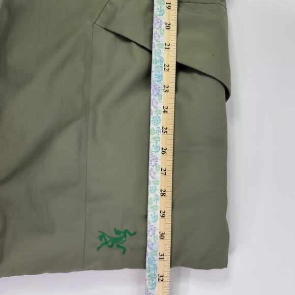 Arc'Teryx Khuno Parka Jacket Goretex Coreloft Green Large Windstopper - Picture 14 of 16
